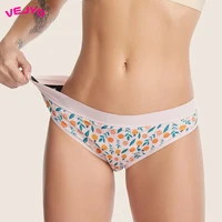 3Pcs Teen Girls Period Underwear Absorbent Menstrual Panties 4 Layer Leak-Proof Organic Cotton Protective Briefs for Women 1