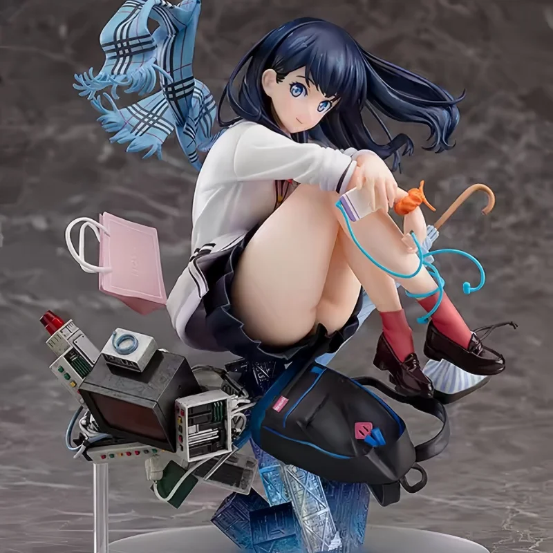 Популярная фигурка аниме Ssss Gridman 18 см, статуя Takarada Rikka, статуя из ПВХ Gk, статуэтка женская, Настольная Подарочная игрушка