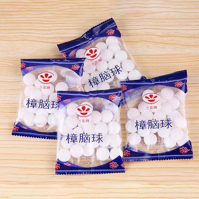 Boule de Naphtaline blanche, 1 sachet, anti-moisissure, anti-insectes,  lutte antiparasitaire sûre - AliExpress