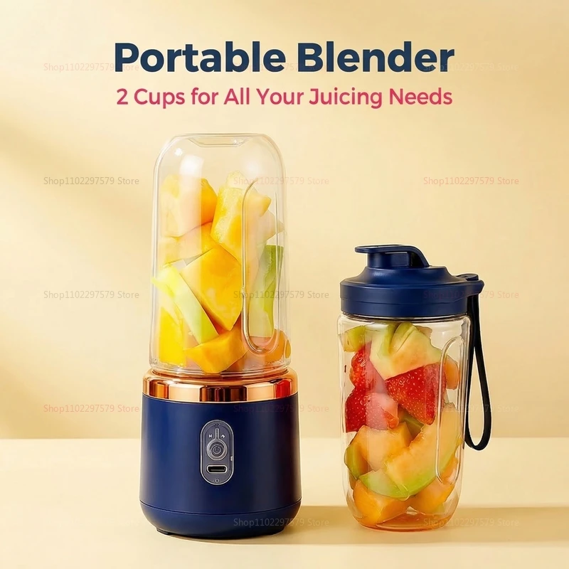 خلاط فواكه كهربائي محمول متعدد الوظائف بمنفذ USB و...