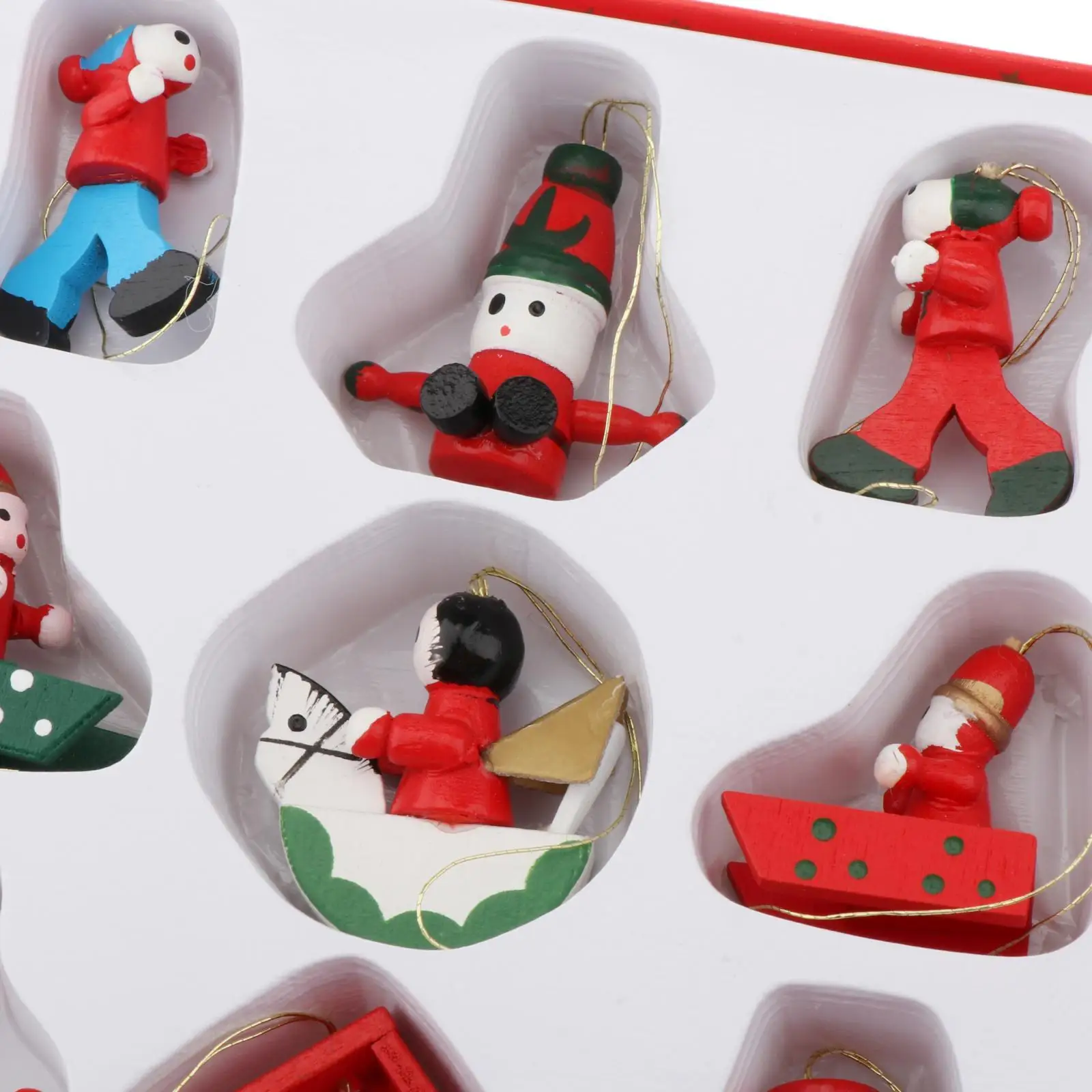 A Christmas Box Christmas Trees Hanging Santa Crafts Ornaments Family Friends Trees Charms Decorations DIY Keychain Pendants