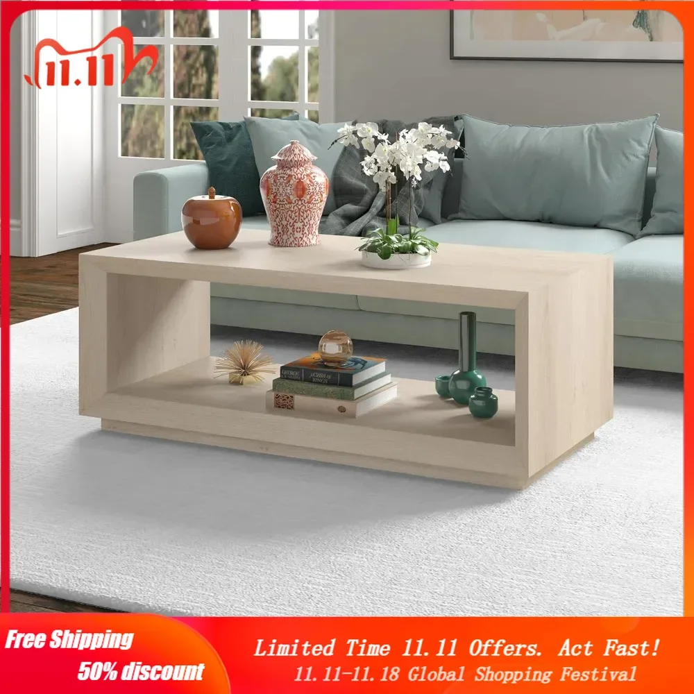 Coffee Table, 48" Wide, White