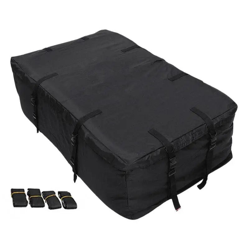 

Roof Bag Waterproof Vehicle Rooftop Cargo Carrier with Large Capacity 31.4*28.2*17 Roof Luggage Storage Bag Rooftop Cargo