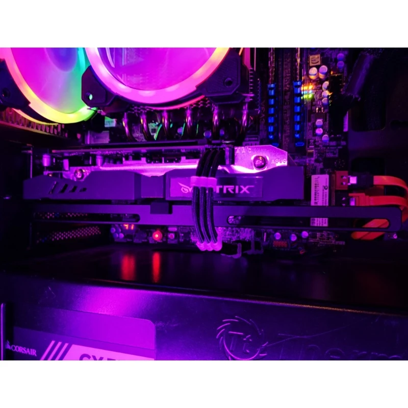 Graphics Card Holders Aluminum L-shaped Desktop PC GPU Supports Jack PCI Video Cards Stand Side Mounting Brackets For Case