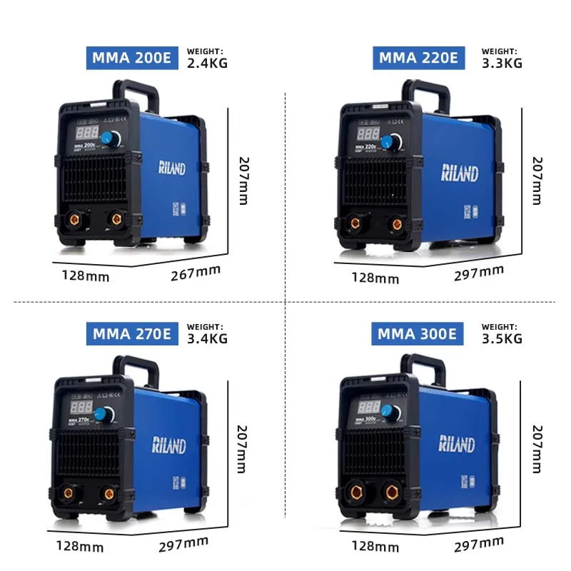 RILAND MMA Welder / Inverter Stick Welder 220V Portable Current Adjustable Compact Welding Machine Manual Metal Arc Welder 2