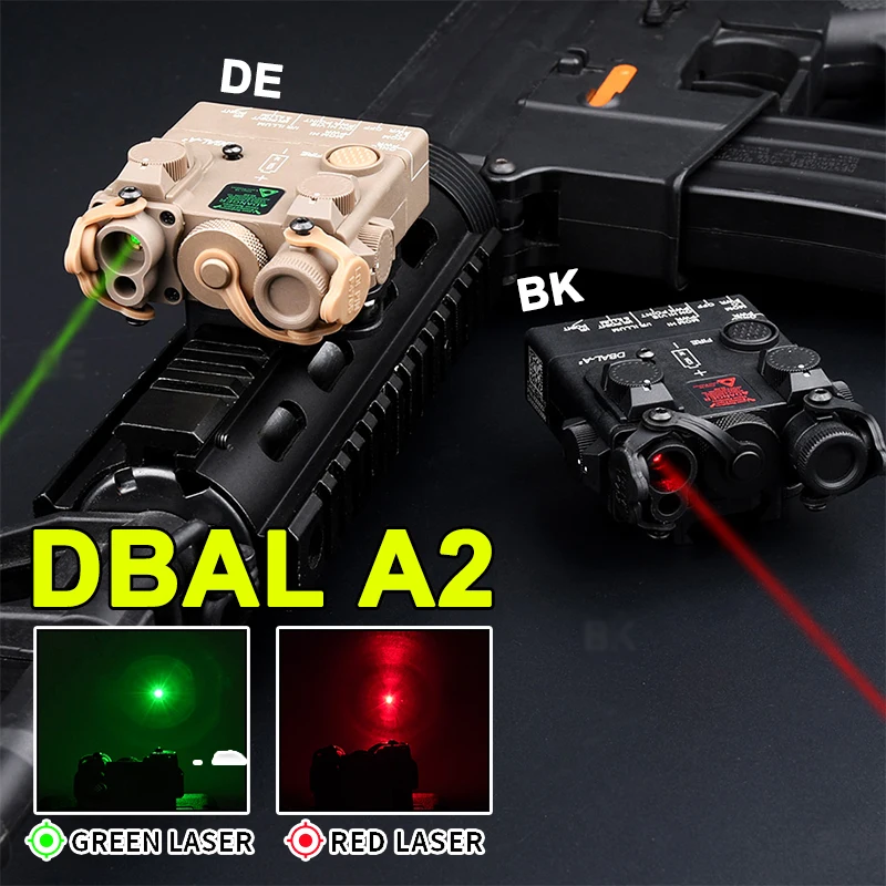 

WADSN Airsoft AR15 DBAL A2 laser Nylon Tactical DBAL-A2 Red Dot laser Reconnaissance light Fit Picatinny rail M4 AK Shoot Weapon