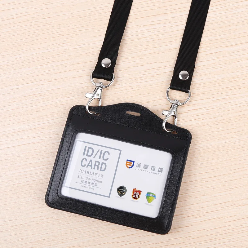 Lanyard and ID Card Holder, 2-Piece Set Digger Card Sleeves with