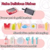 WizKidz Kids Play Kitchen Accessories Toy Set Gift with Sound & Light Color Changing Play Food Fryer Toy Kitchen for Boy & Girl 6