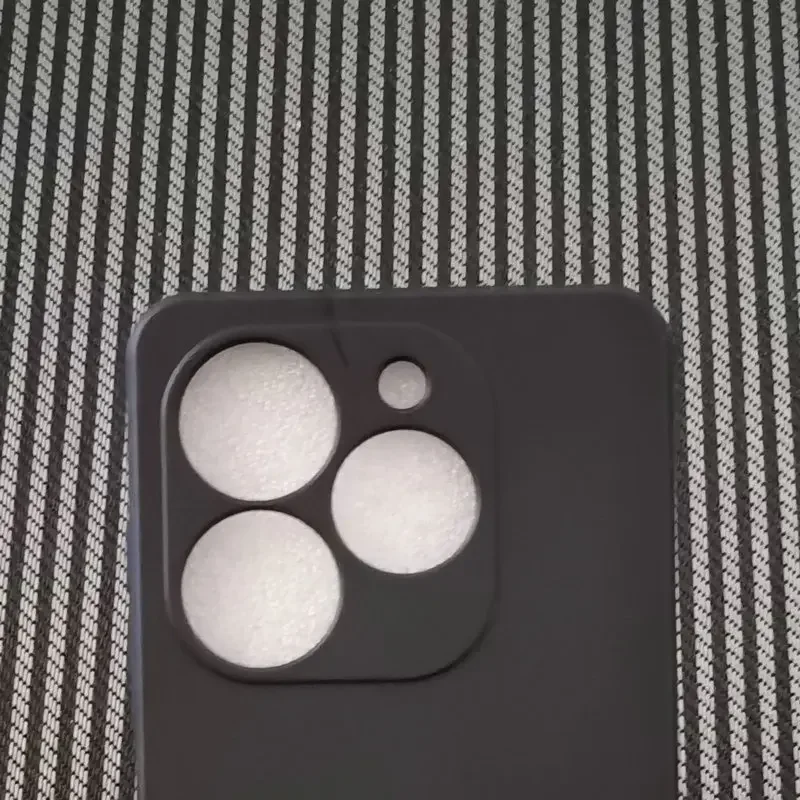 Matte Black Transparent Soft TPU Silicon Phone Case - Protective Shell Coque