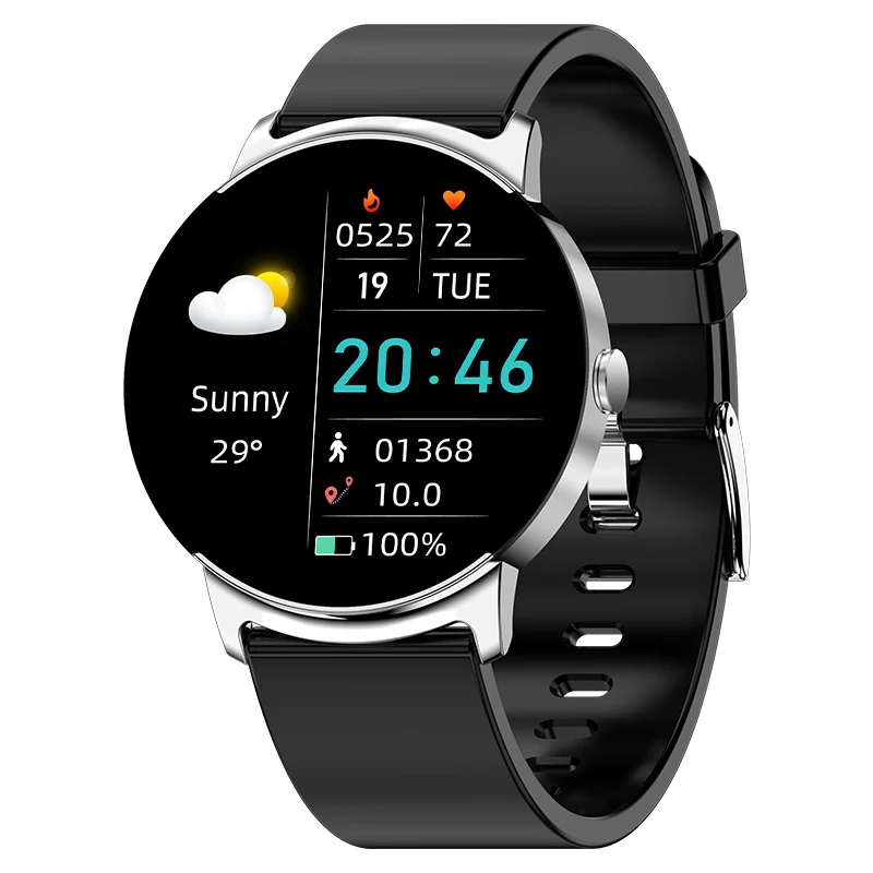 

Outdoor Fitness Smart Watch Men Women Sport Smartwrist NFC Music 1.32inch Heart Rate Blood Oxygen Smartwatch for Android IOS