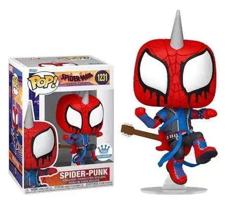 thumbnail image 1 of 2025 Funko pop Crossverse #1223 Spider-Man 2099 #1267 Spider-Punk #1231 Figuras de acción de vinilo Modelo de colección para juguetes para niños, 1 of 5