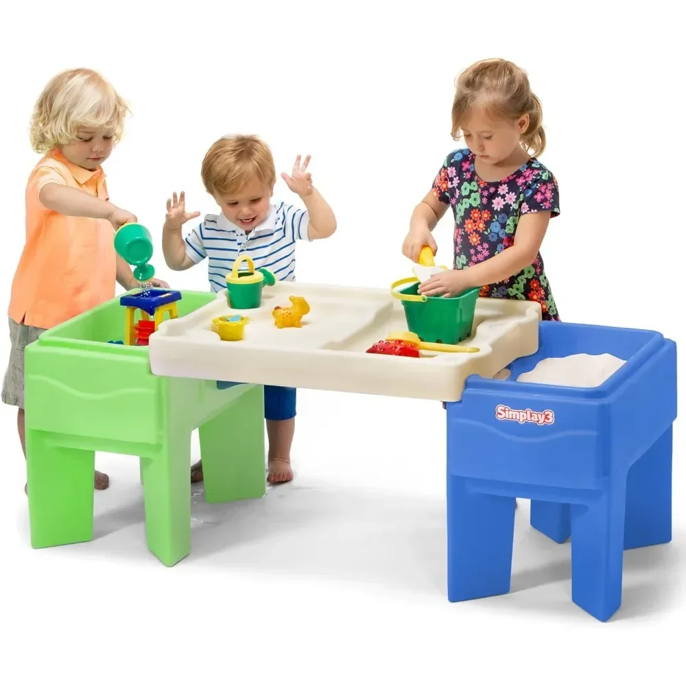 

Table for Toddlers, in-and-Out Sand and Water Sensory Activity, Kids All-Purpose Table and Built-In Storage, Toy Gift for Kids