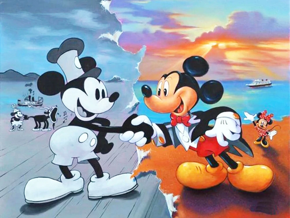 絵画ディズニー ディズニー-数字,ステッチ,冷凍,油絵,ミニー,ライオンキング