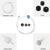 Sink Soap Dispenser Extension Tube Kit 45Inch with Check Valve, No Need to Fill the Little Bottle Again 4