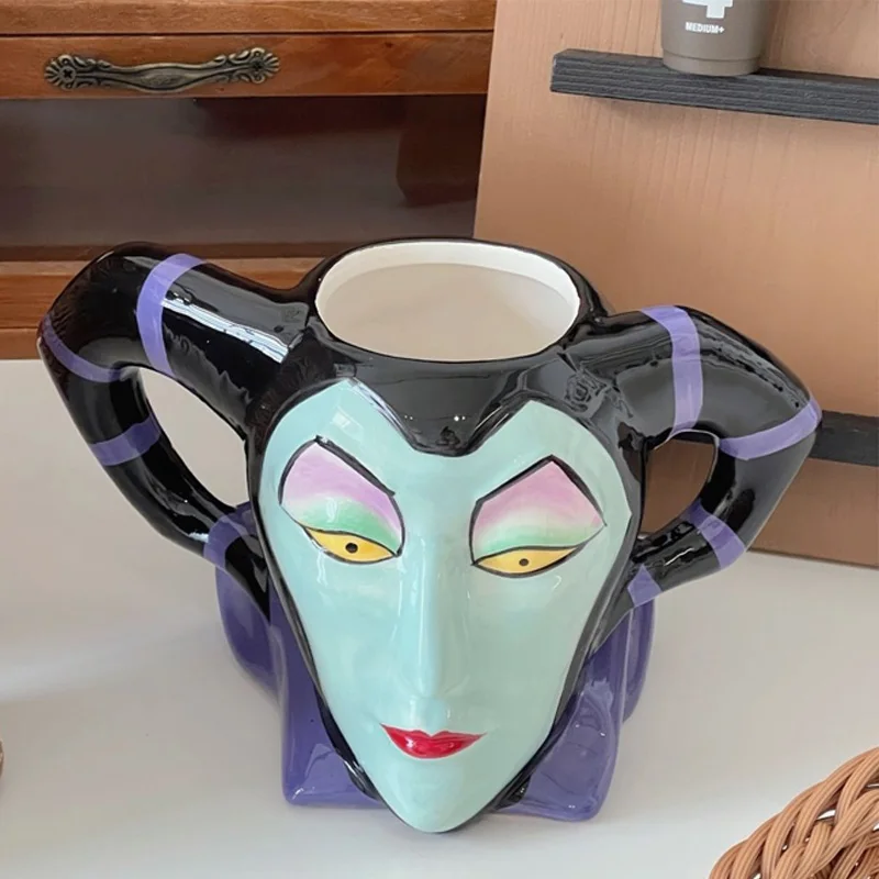 Disney Anime Cattivo Sleeping Beauty Maleficent Action Figure Toys Tazza Di Ceramica Divertente Creativo Tazza Maleficent Regali Per Le Ragazze Dei Ba