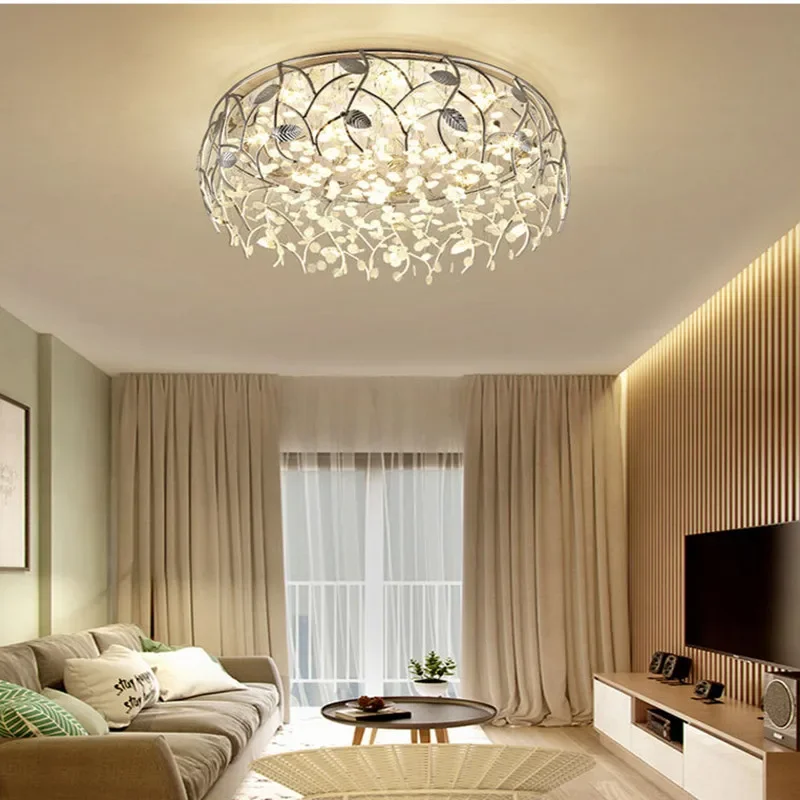 

Simple Modern Home Decor for Bedroom Guest Room Dining Corridor Nordic Warm Romantic Creative LED Light Ceiling Lamp