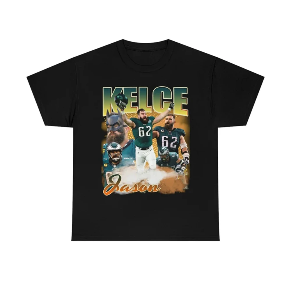 Jason Kelce Vintage90S Omaggio Retro Classic Unisex T-Shirt In Puro Cotone