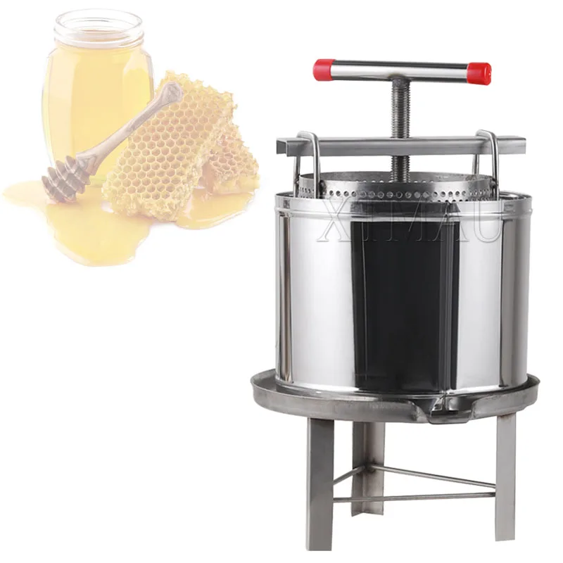 

Stainless Steel Beekeeping Equipment Tools Honey Wax Press Machine Honey Press Bucket