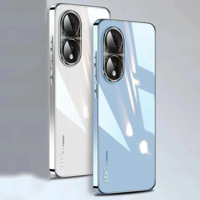 

Ультратонкий Жесткий Чехол для Honor 90 Pro, ультрагальванический стеклянный защитный чехол для Honor 90 90 Pro, защита объектива телефона