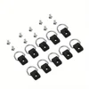 10pcs Kayak D Ring Lightweight Anti-corrosive Surfboard Accessories Fishing Rigging For Kayak Boat 2