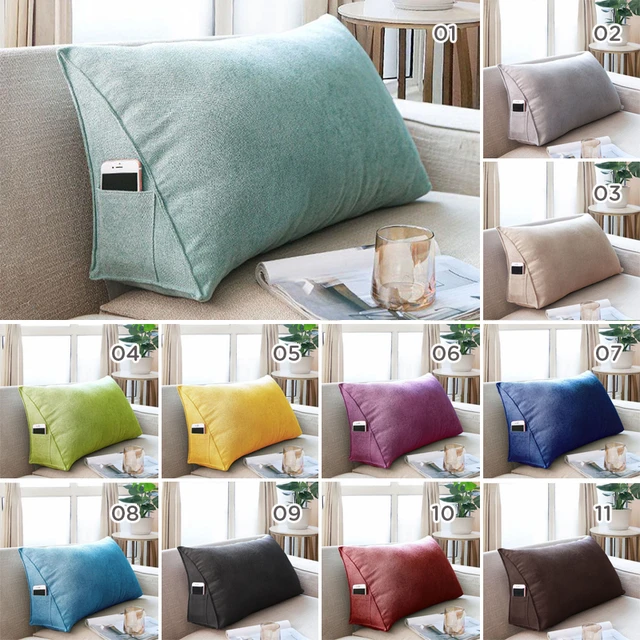 Soft Backrest Waist Stretcher Couch Pillows Cushions Home Decor Rectangular Sofa  Pillow Tatami Back Cushion - AliExpress