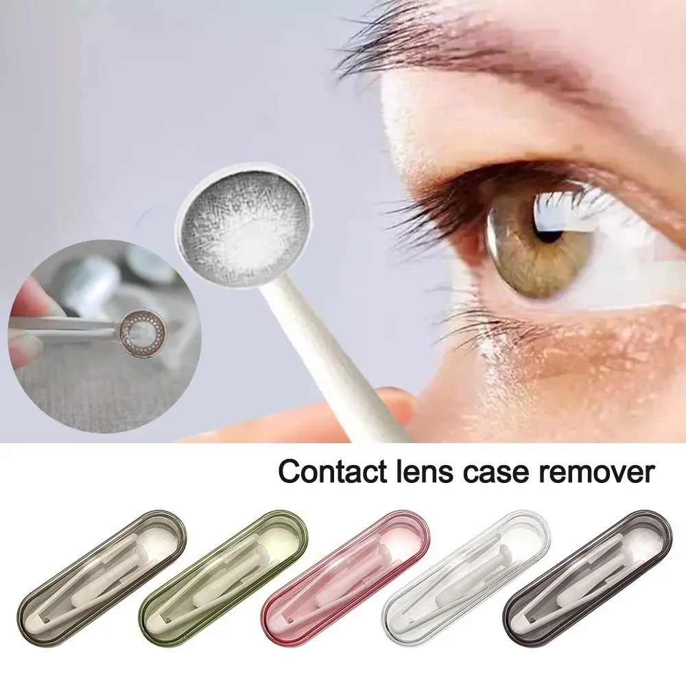 

Wearing Tool Contact Lens Inserter Remover Contact Lens Accessories Travel Kit Contact Lenses Tweezers Suction Stick