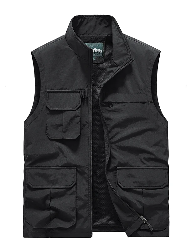 Hunting Vest Man Spring Summer Mesh Men Work Sleeveless Jacket Male Clothes Coat Tactical Military Men's Clothing Free Shipping