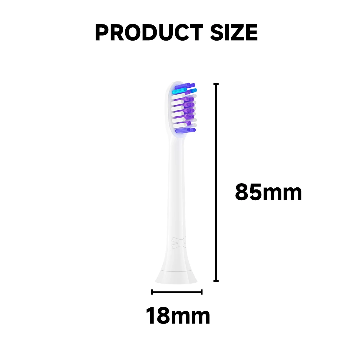 필립스 소닉케어 다이아몬드클린 HX5/HX6/HX9 시리즈 전동 칫솔 헤드 HX6064와 호환되는 4/8개 교체용 브러시 헤드