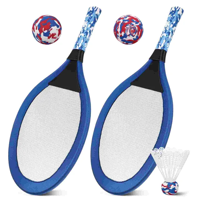 MultiFunctional Kids TennisRackets Set Children BadmintonRacket BeachSports Game Outdoor RacquetProps Toddler Shape Playing MultiFunctional Kids TennisRackets Set Children BadmintonRacket BeachSports Game Outdoor RacquetProps Toddler Shape Playing