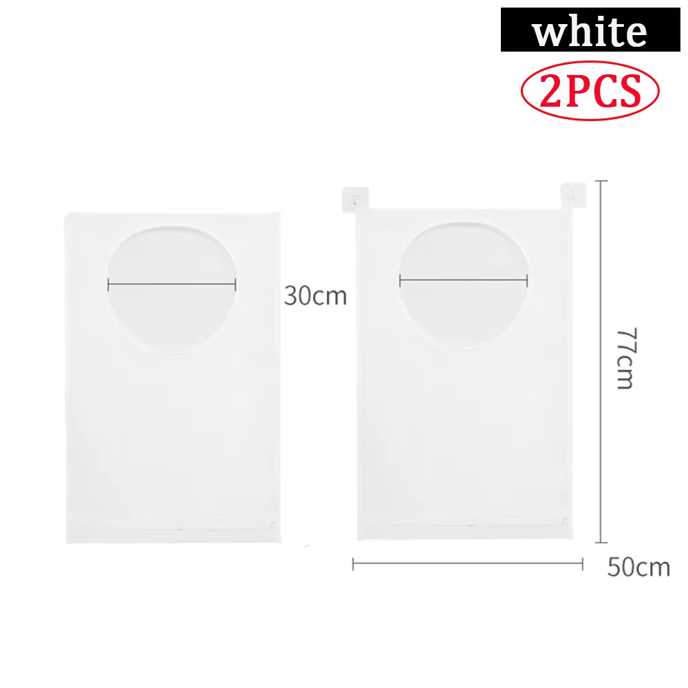 Foldable Mesh Laundry Bag with Wall Hook