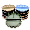 Children's silicone tableware strong suction plate baby eating feeding training bowl environmental protection easy to clean 6