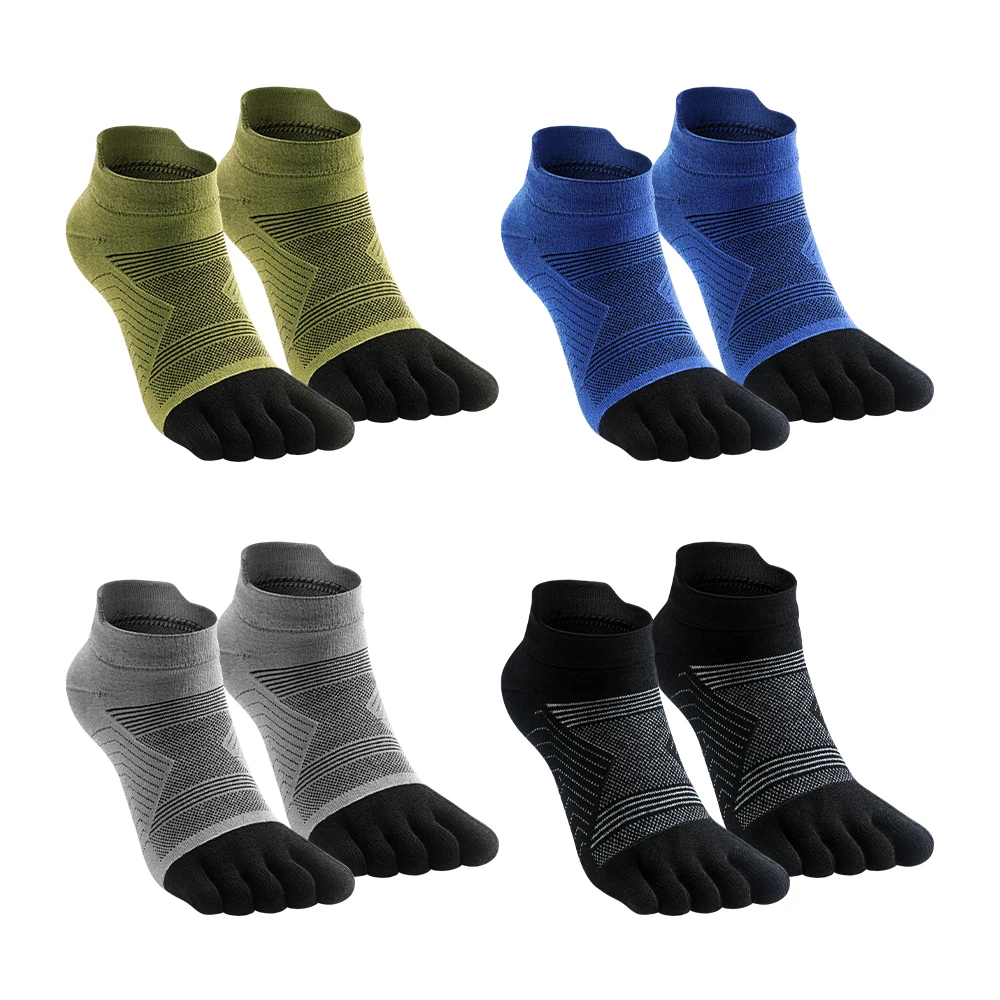 WRELS Outdoor Merino wool socks for men and women Running Sport Shock absorbing Merino Quick dry deodorant sports socks