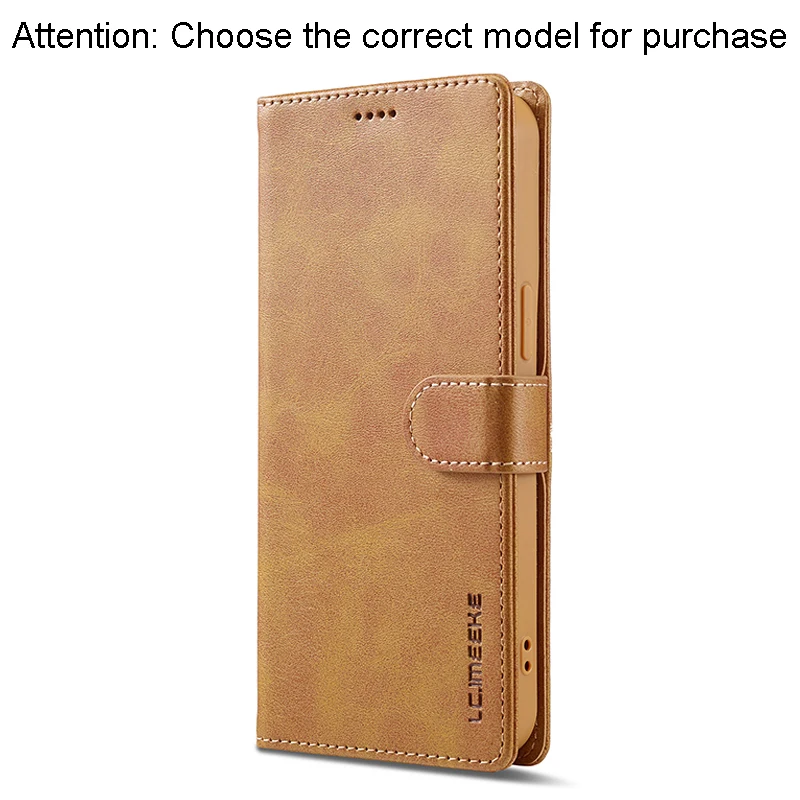 thumbnail image 1 of Para iPhone 16 Pro Max Funda tipo billetera con tapa de cuero para iPhone 15 14 13 12 11 8 7 6 6S Plus Funda protectora para teléfono móvil, 1 of 5