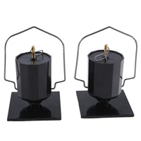 Solar Hanging Display Motor Rotating Small Motor Solar Energy Wind Spinner Motor Multi-Purposes Rotatable Hook 2Pcs 1