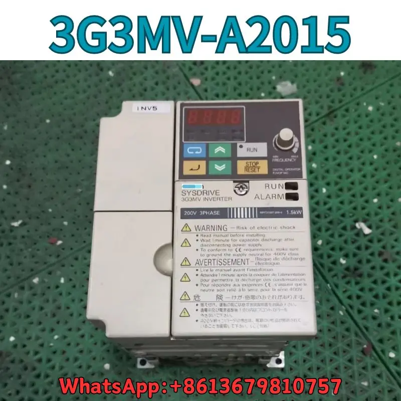 

Used 3G3MV-A2015 frequency converter test OK Fast Shipping