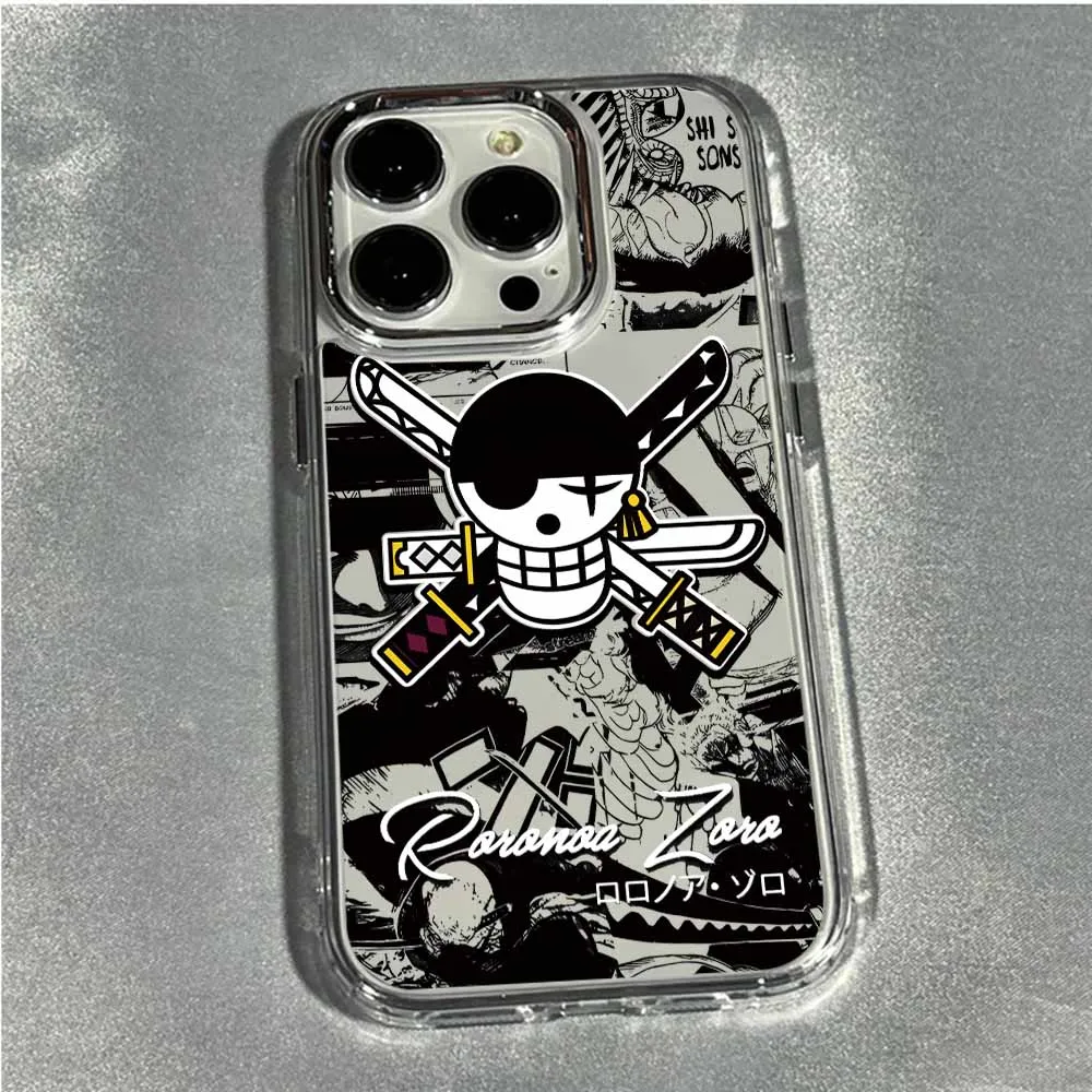 Anime Cool Logo Phone Case - Transparent Soft TPU Cover with Creative Design