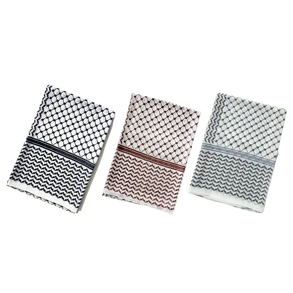 Big Size Kuffiyeh Prints Hijab Cotton Scarf Breathable Soft Long Fashion Forward Scarves Headscarf Muslim Hijabs Shawl Ramadan,cotton scarf
