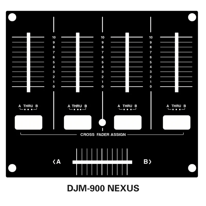 

Pioneer Mixer DJM-900 NEXUS SRT NXS2 Skin Pusher Panel Protective Film