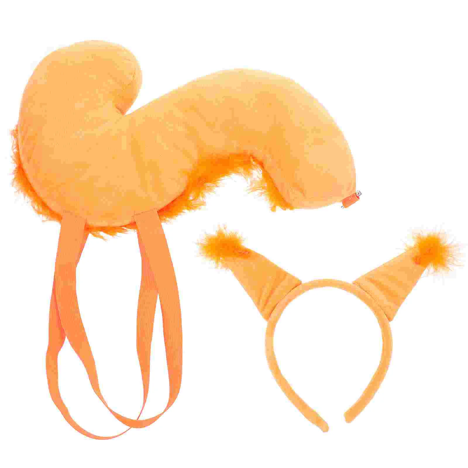 

Decorate Headband Squirrel Child Accessories for Prom Plush Fabrics Plastic Party Costume