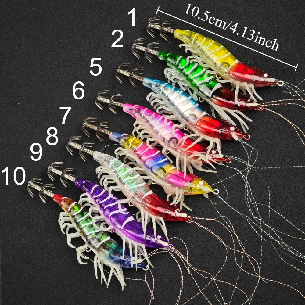 Glow Shrimp Fishing Lure 6