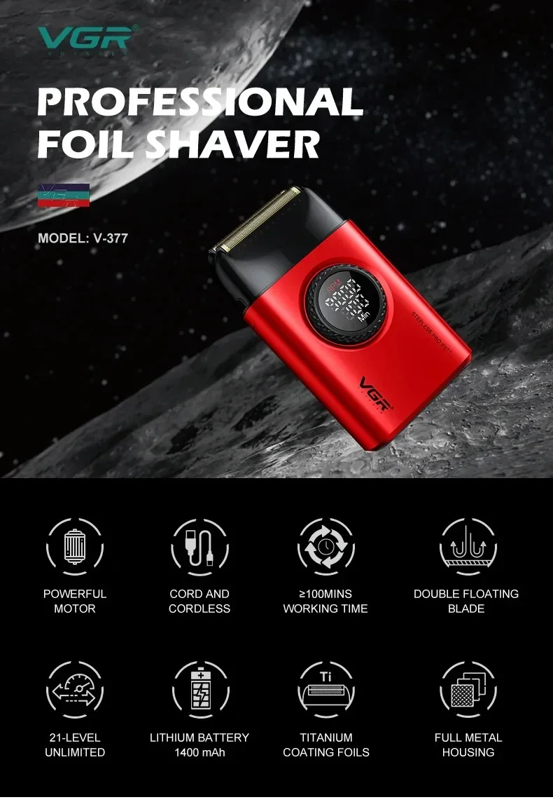 Trimmer Professional Shaver Cordless Hair Cutting Machine Barber Electric Hair C