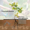 10pcs Non-Woven Degradable Fabric Tree Mulch Ring  Protector Mat Reusable Weed Barrier for Control Root Protection 3