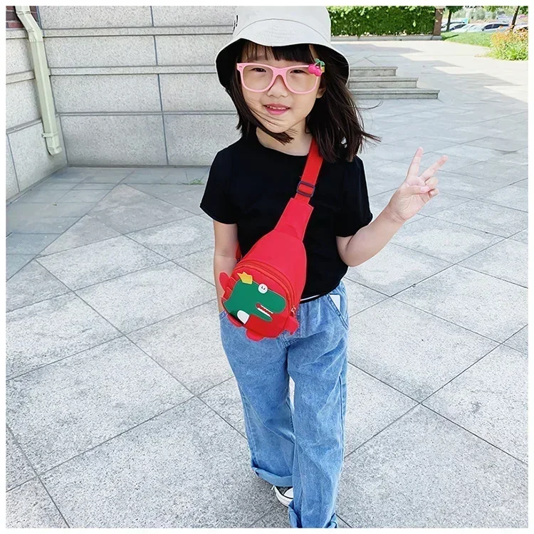 Cartoon Dinosaur Backpack Boys Girls Crossbody Bag Mini Cross Toddler Backpack