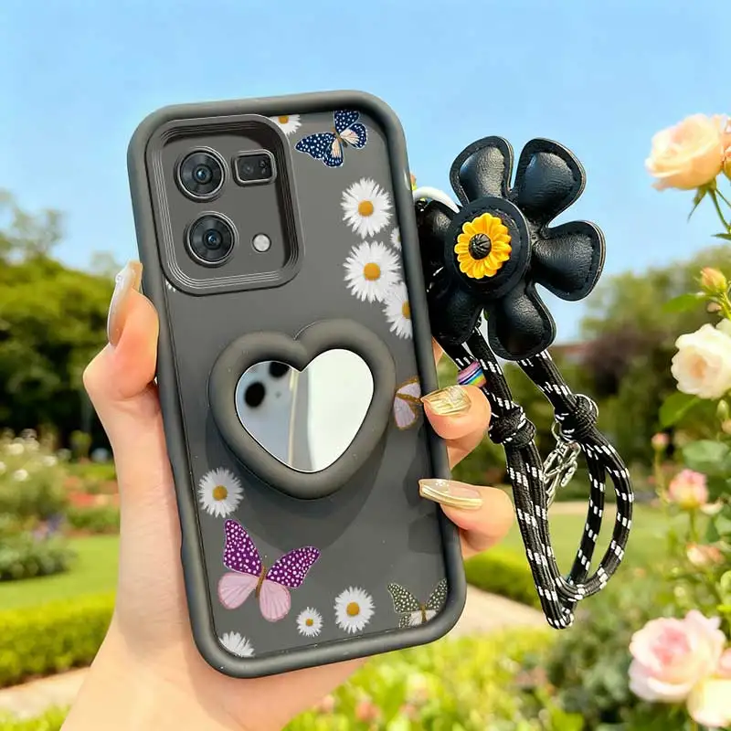 Butterfly-Themed Phone Case Set with Lanyard and Craft Embellishments - 3 Piece Bundle