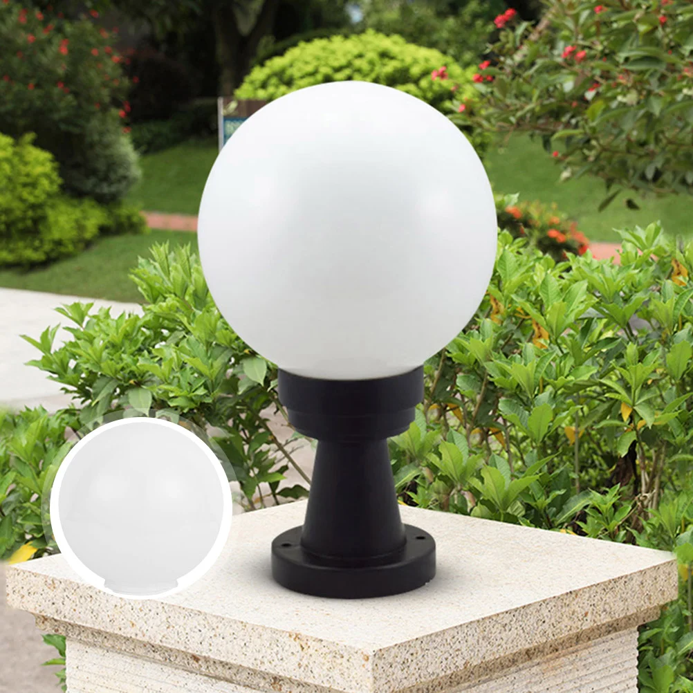 

Lampshade Covers Street Round Acrylic Outdoor Fixture Replacement Globes Light Pendant