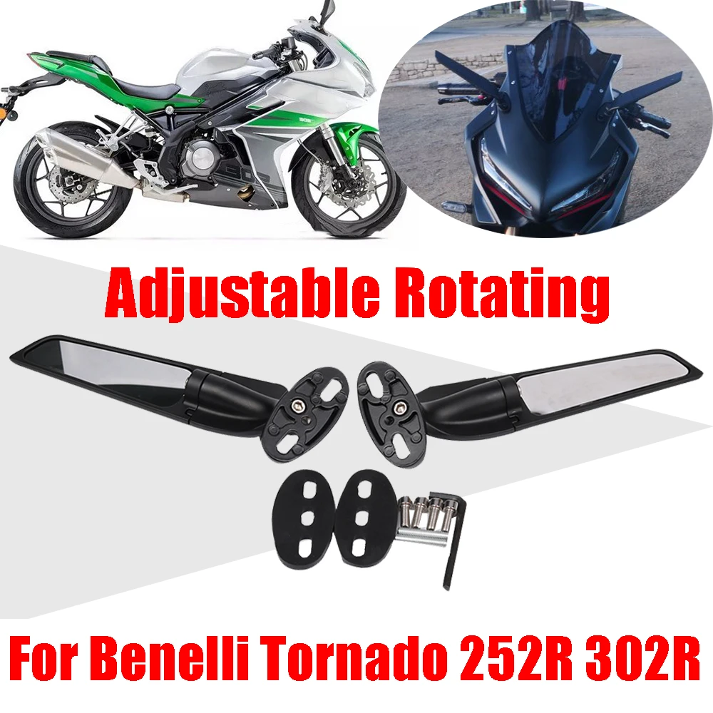 para espejos Benelli Tornado 252R 302R R 302 R, ala de piezas de retrovisor lateral giratorio ajustable| | - AliExpress