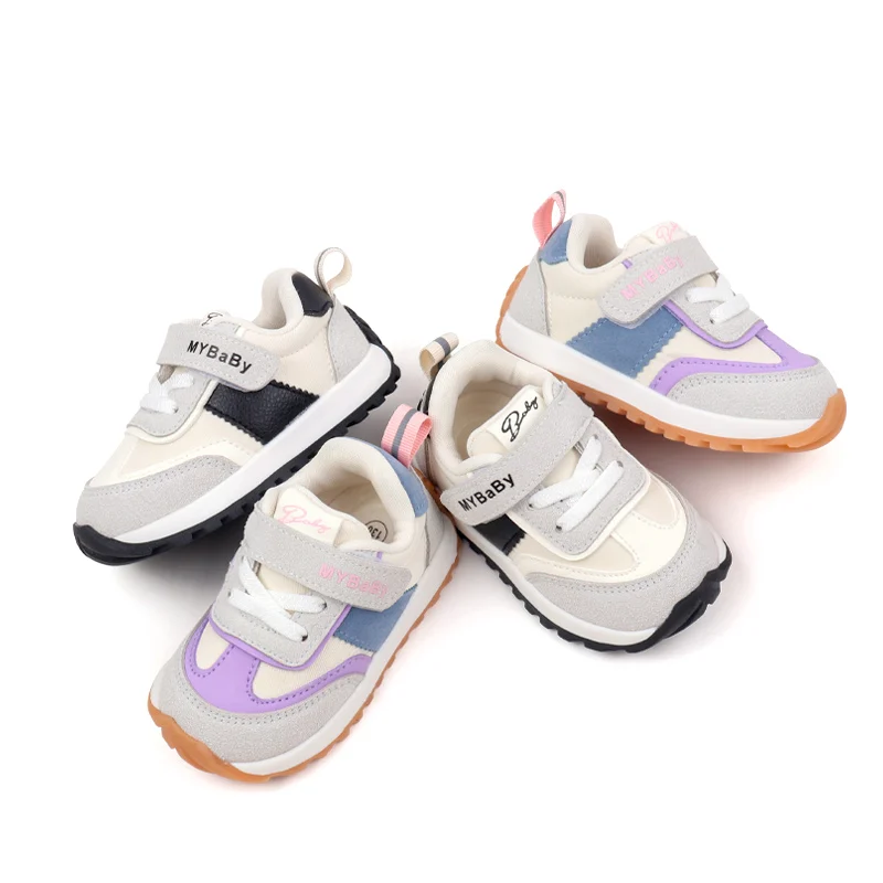 Spring and Autumn Children Casual Sports Shoes High Quality Anti Slip Walking Shoes for Girl Boy Cute Baby Prewalker Shoes BM16 4