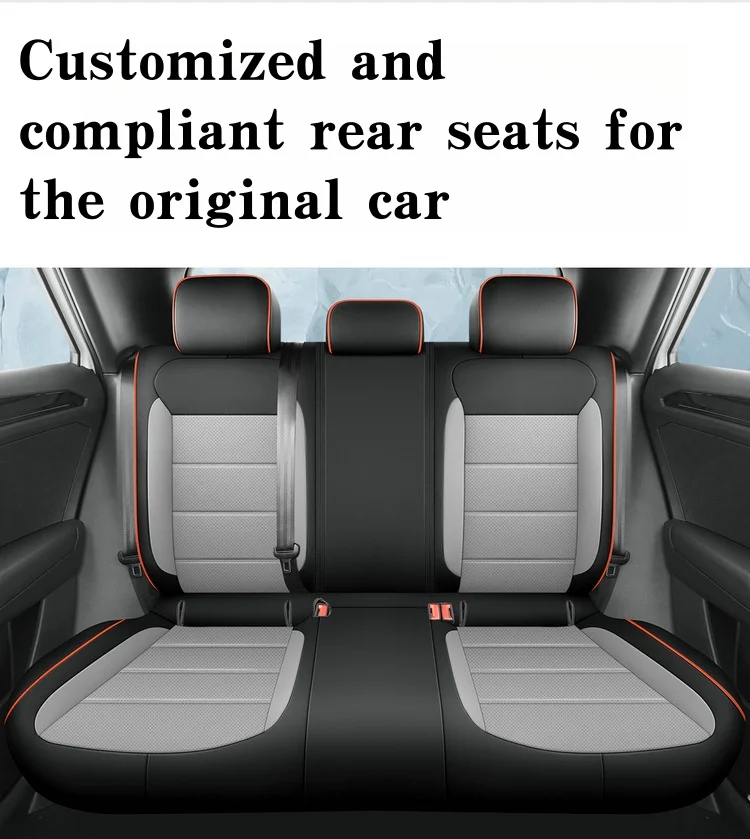 자동차 시트 커버 VW T-ROC 2019-2023 용 전면 및 후면 풀 세트로 완전히 덮인 VW T-ROC 용 특정 사용자 정의