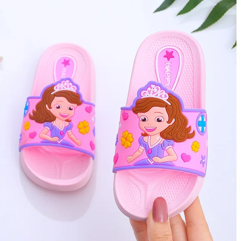 2021 Summer New Foreign Style Bow Tie High-heeled Children Wear Girls' Lovely Princess Slippers Indoors and Outdoors Sandals extra wide fit children's shoes Children's Shoes