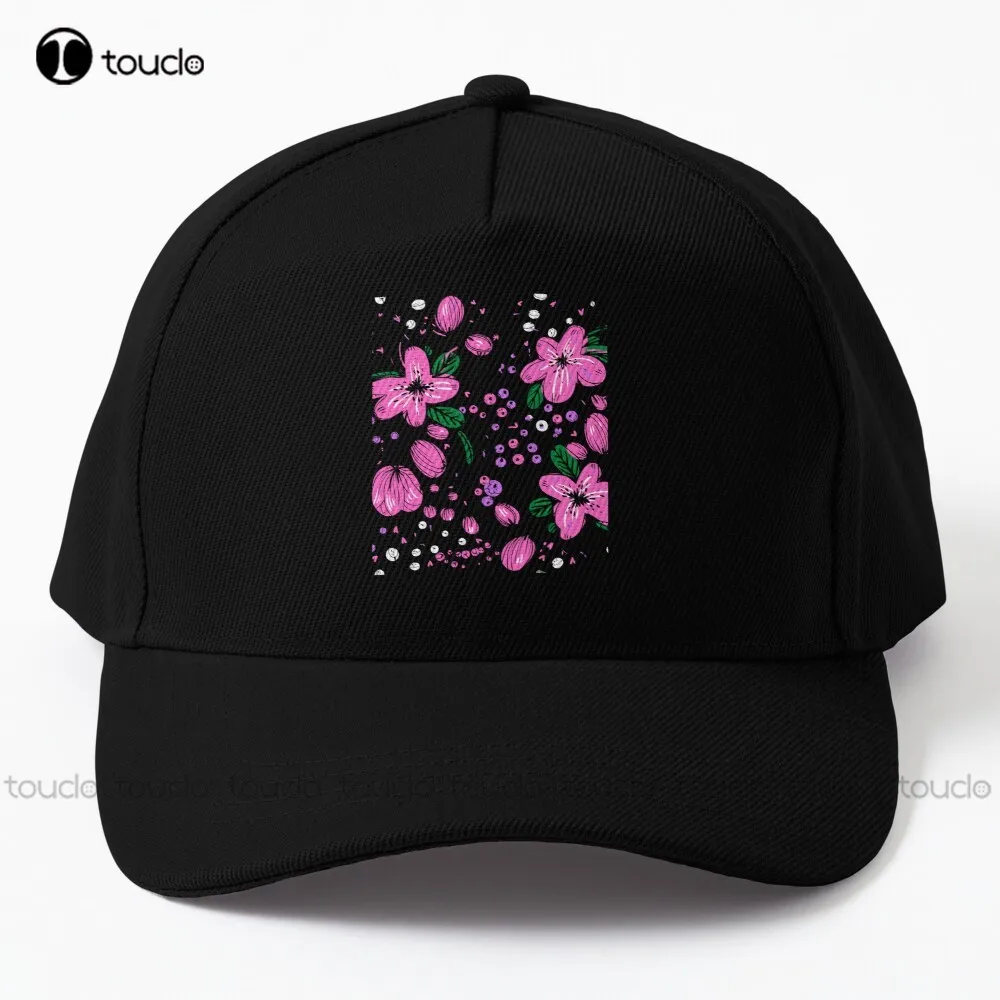 

Funny Vintage Flower Pattern Fall Lovers Baseball Cap hip hop baseball cap Cotton Outdoor Simple Vintag Visor Casual Caps Unisex